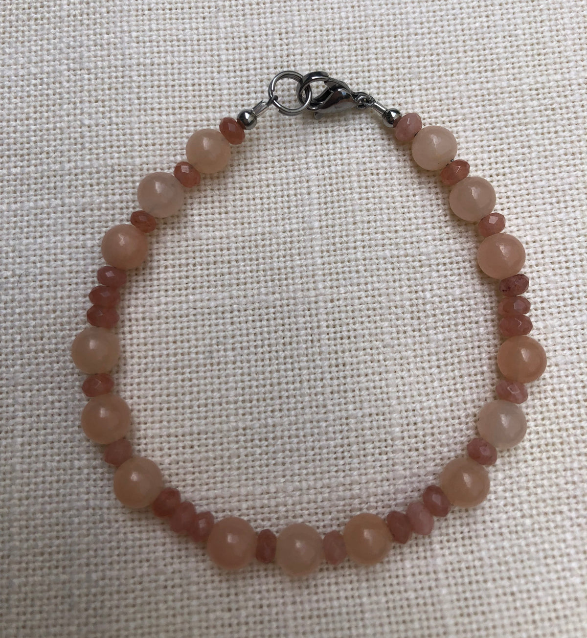 Peach Chalcedony Bracelets – Sensations Jewelry